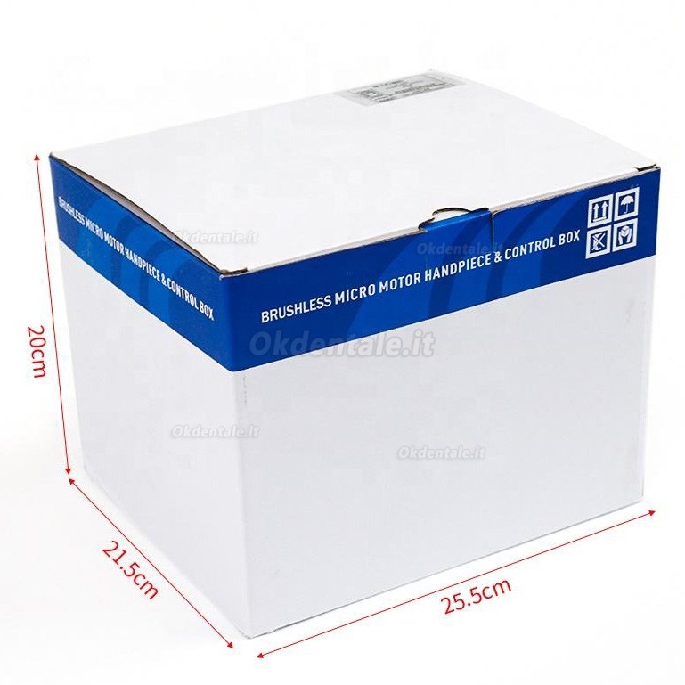 Micromotore dentale brushless TJJ HP88 con manipolo da 60000 giri/min e controllo a pedale